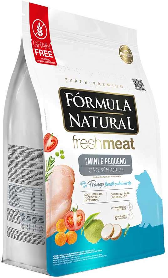 Ração Seca Fórmula Natural Fresh Meat Cães Sênior Raças Mini e Pequena - 2,5Kg