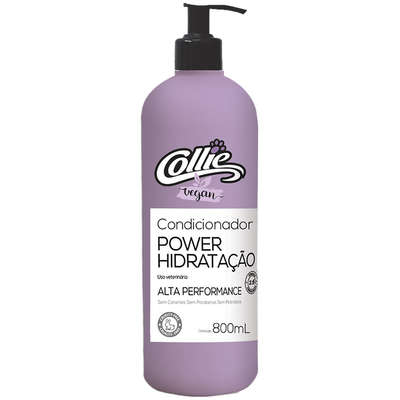Condicionador Collie Vegan Power Hidratação para Cães e Gatos