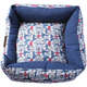 Cama Luppet Quadrada Impermeavel Eco Azul