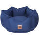 Cama Pacco Puppy Impermeável Ninho Ecotec Lisa Azul para Cães e Gatos