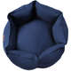 Cama Pacco Puppy Impermeável Ninho Ecotec Lisa Azul para Cães e Gatos