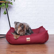 Cama Pacco Puppy Nature Merlot 100% Algodão para Cães - Tam. P