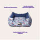 Cama Luppet Quadrada Impermeavel Eco Azul