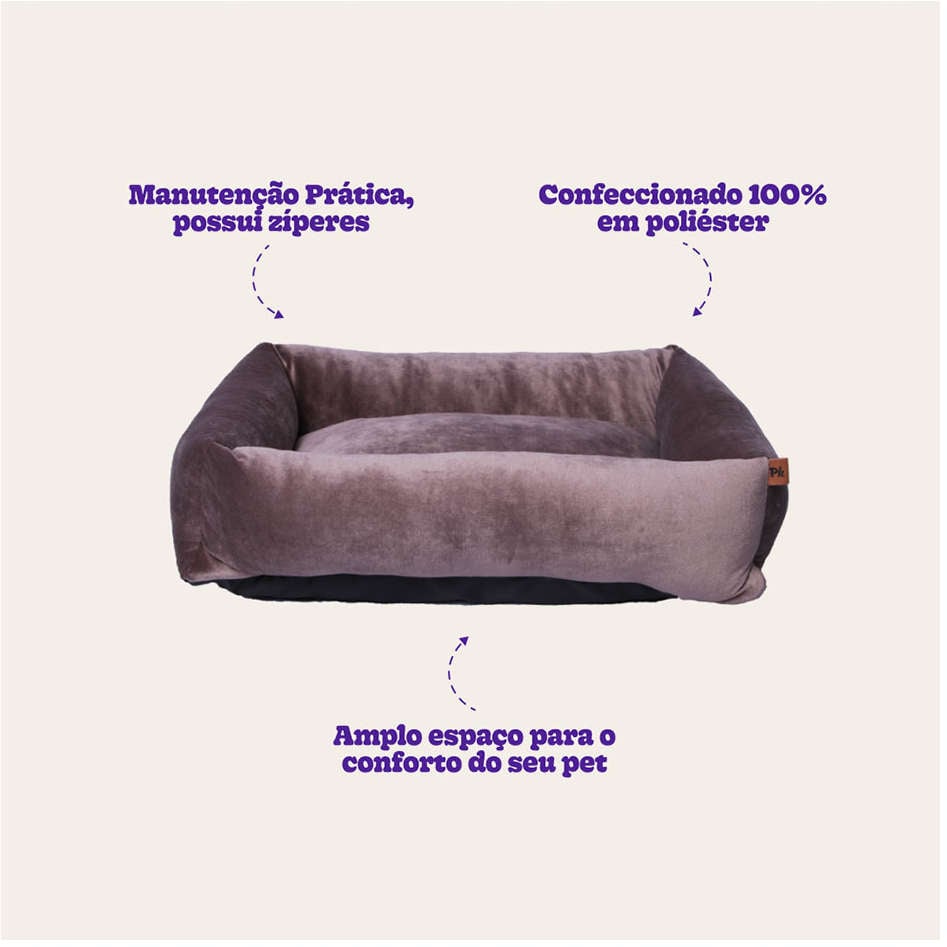 Cama Pickorruchos Top Confort Lobo - Tam. G