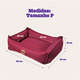 Cama Pacco Puppy Nature Merlot 100% Algodão para Cães”