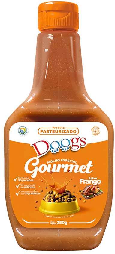Molho Doogs para Cães Adultos Sabor Frango - 250g