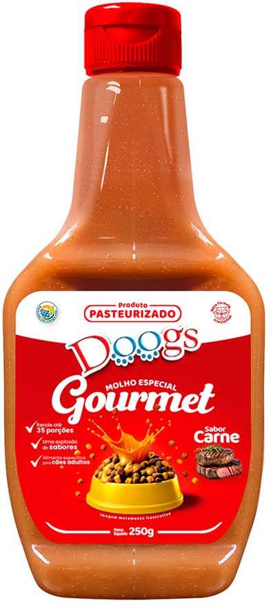 Molho Doogs para Cães Adultos Sabor Carne - 250g