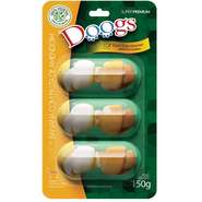 Osso Doogs Super Premium para Cães Adultos Sabor Banana com Pasta de Amendoim - 150g