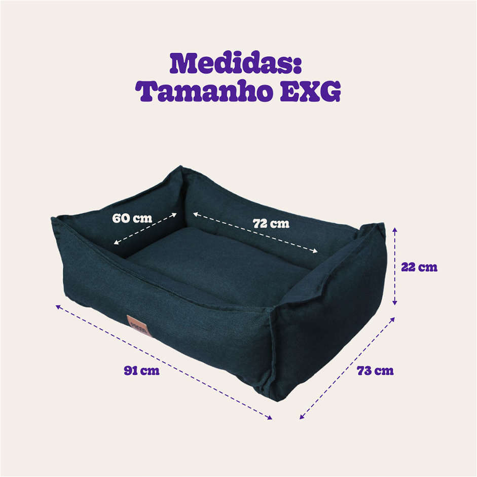 Cama Pacco Puppy Impermeável Ecotec Lisa Verde para Cães - Tam. EXG