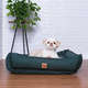 Cama Pacco Puppy Impermeável Ecotec Lisa Verde para Cães