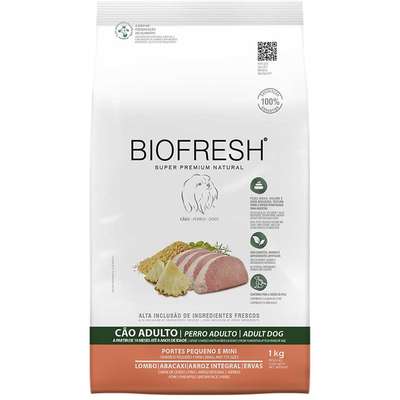 Ração Seca Biofresh Lombo e Abacaxi para Cães Porte Mini e Pequeno