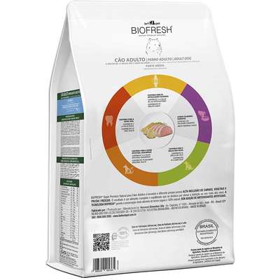 Ração Seca Biofresh Lombo e Abacaxi para Cães Porte Médio