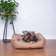 Cama Pacco Puppy Nature Bege 100% Algodão para Cães”
