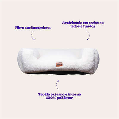 Cama Meau Quadrada Conforto Alpaca