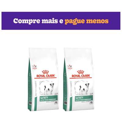 Ração Royal Canin Veterinary Nutrition Satiety para Cães de Raças Pequenas - 15 Kg
