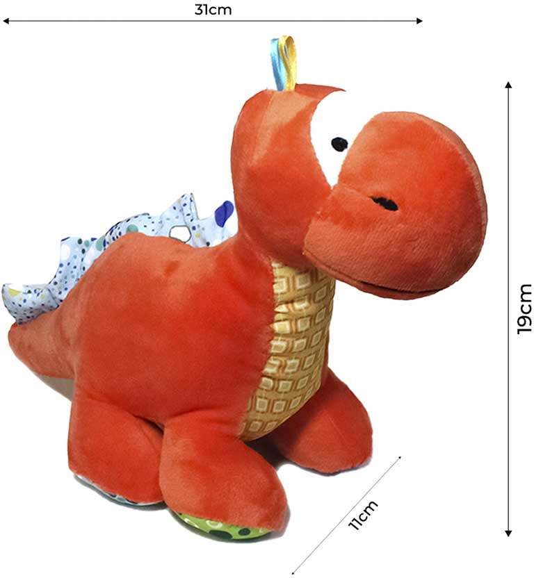 Brinquedo Pelúcia Dino Rex - Tam. P