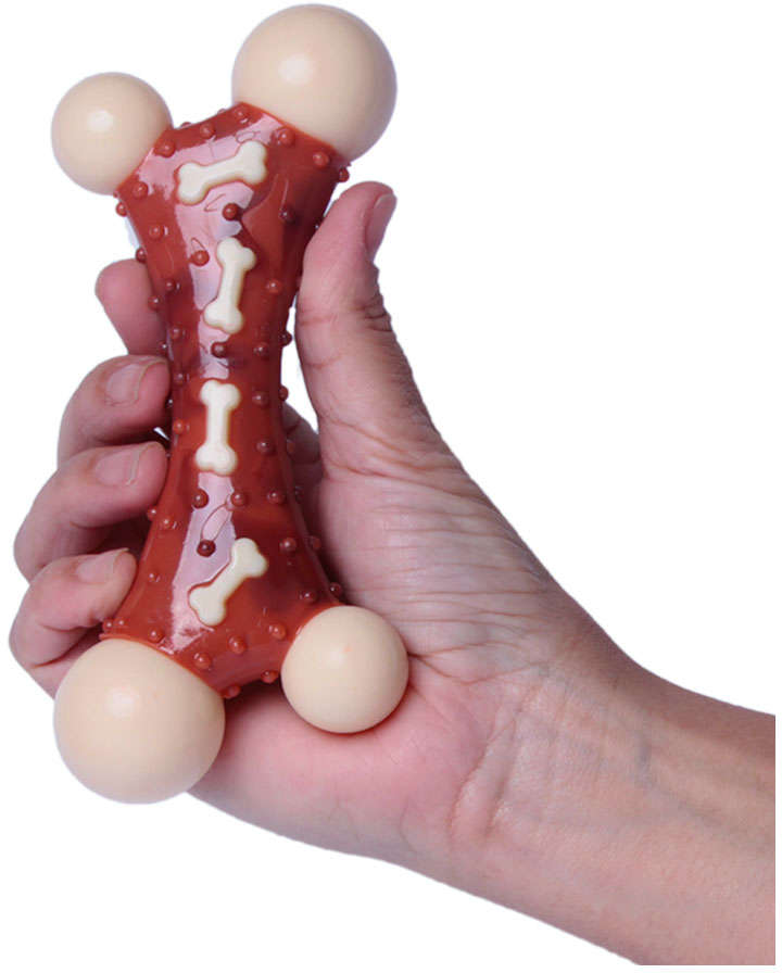 Mordedor Kroco Osso Aromatizado Bacon para Cães - Tam. M