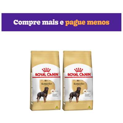 Ração Royal Canin para Cães Adultos da Raça Rottweiler - 24 Kg