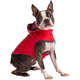 Capa de Chuva GF Pet Dupla Face Vermelho e Xadrez para Cães