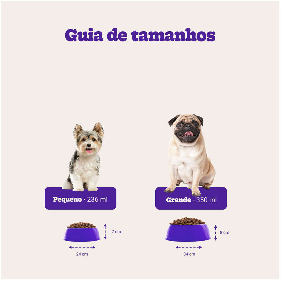 Comedouro e Bebedouro Meau Duplo Inox para Cães e Gatos - 325 mL