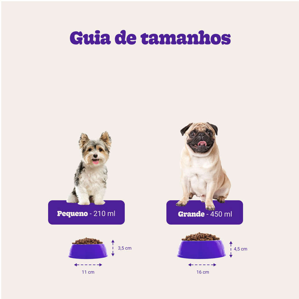 Comedouro Meau Inox para Cães e Gatos - 450 mL
