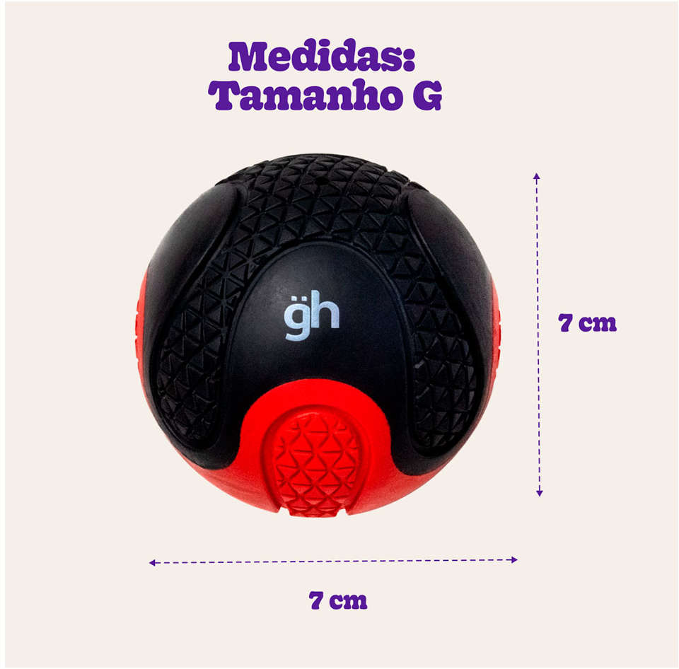 Brinquedo Bola Germanhart Superball Dual Color para Cães - Tam. G