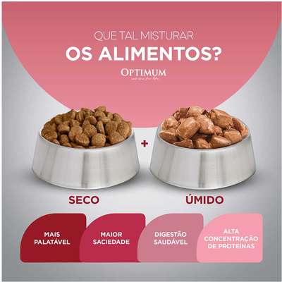 Ração Optimum Frango e Arroz para Cães Filhotes Raças Médias e Grandes até 18 meses