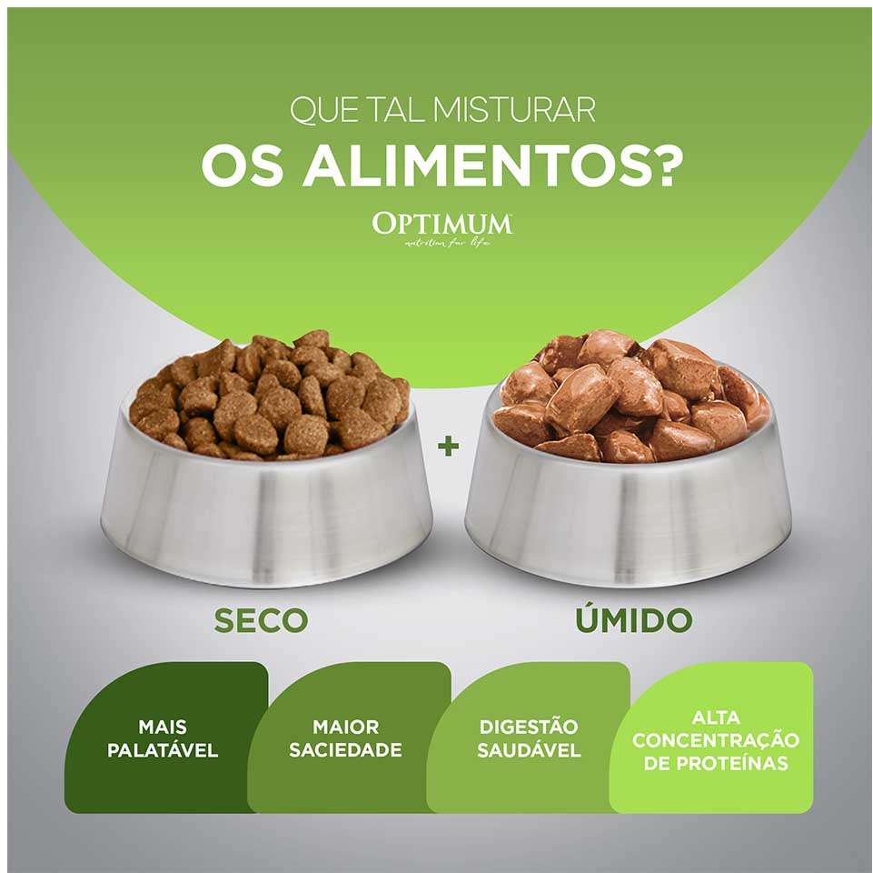 Ração Seca Optimum Frango e Arroz para Cães Adultos Raças Pequenas e Minis - 3Kg