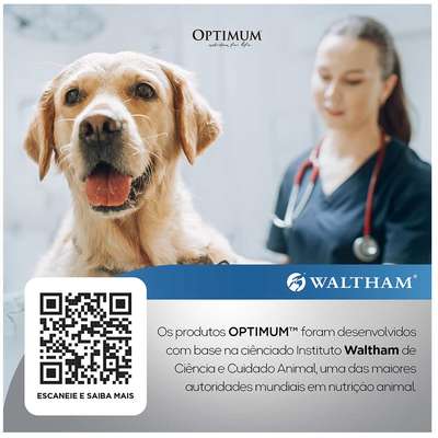 Ração Seca Optimum Frango e Arroz para Cães Adultos Raças Médias e Grandes