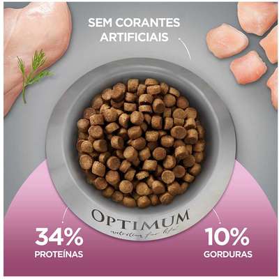 Ração Optimum Frango para Gatos Filhotes 2 a 12 meses