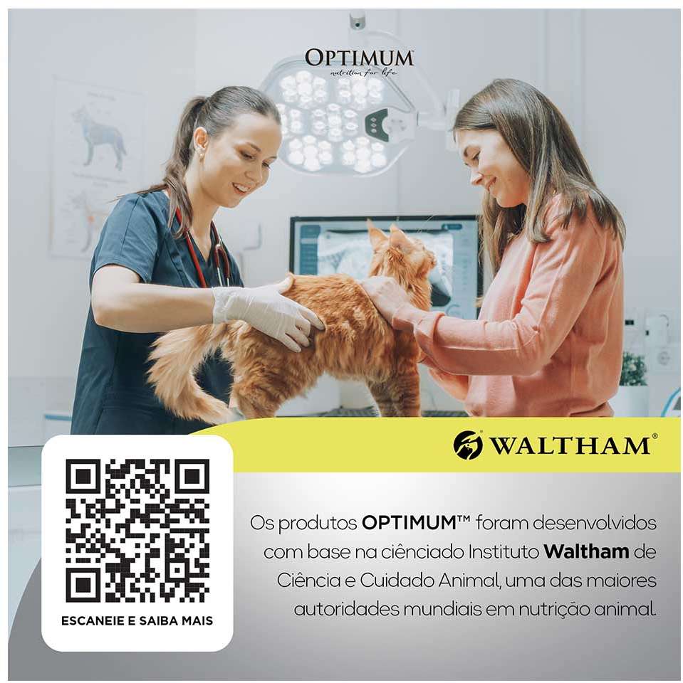 Ração Seca Optimum Frango para Gatos Adultos - 10,1Kg