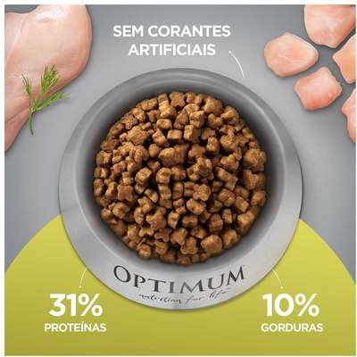 Ração Seca Optimum Frango para Gatos Adultos