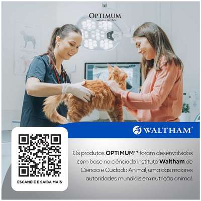 Ração Seca Optimum Carne para Gatos Adultos Castrados