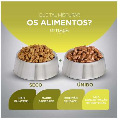 Ração Seca Optimum Carne para Gatos Adultos