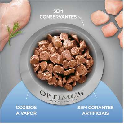 Ração Úmida Optimum Sachê para Gatos Adultos Manutenção de Peso Frango