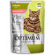 Ração Úmida Optimum Sachê para Gatos Adultos Sabor Salmão