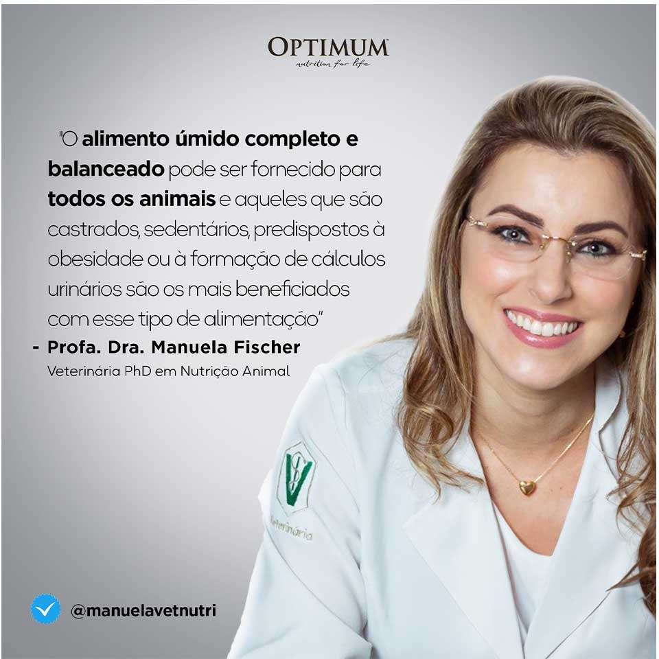 Ração Úmida Optimum Sachê Frango para Cães Filhotes - 100 g