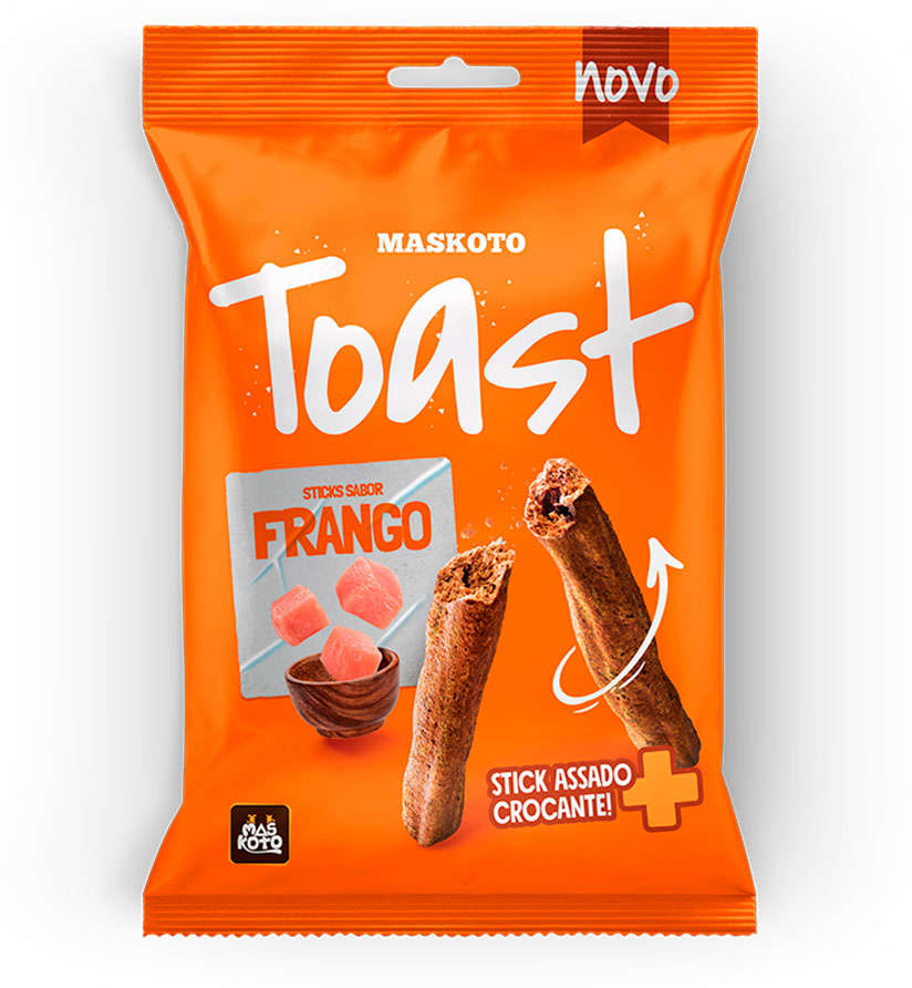 Stick Maskoto Toast para Cães Sabor Frango - 400 g