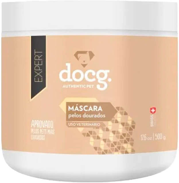 Máscara Docg. Pelos Dourados para Cães e Gatos - 500 g