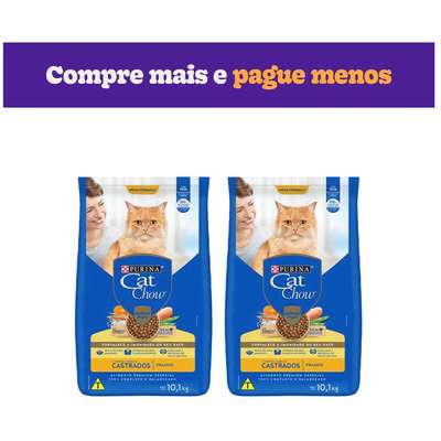 Ração Nestlé Purina Cat Chow para Gatos Castrados