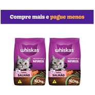 Ração Whiskas Melhor Por Natureza Salmão Gatos Adultos - 20,2Kg