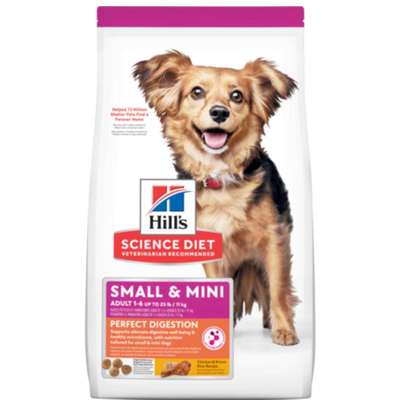 Ração Seca Hill's Science Diet Digestão Perfeita Frango para Cães Adultos Porte Pequeno e Mini