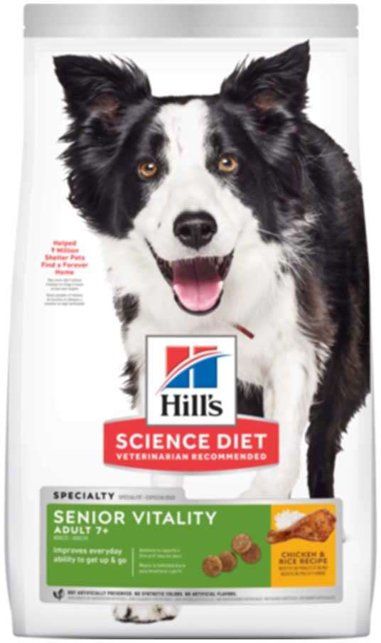 Ração Seca Hill's Science Diet Vitalidade Sênior Frango para Cães Idosos - 1,5Kg