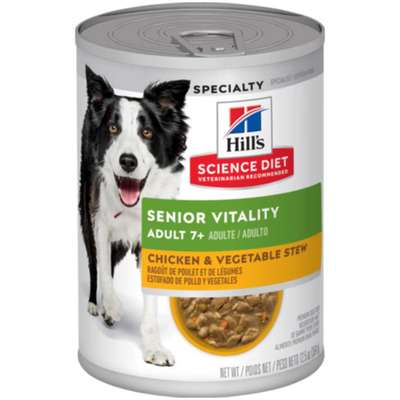 Ração Úmida Hill's Science Diet Vitalidade Sênior Frango e Vegetais para Cães Idosos