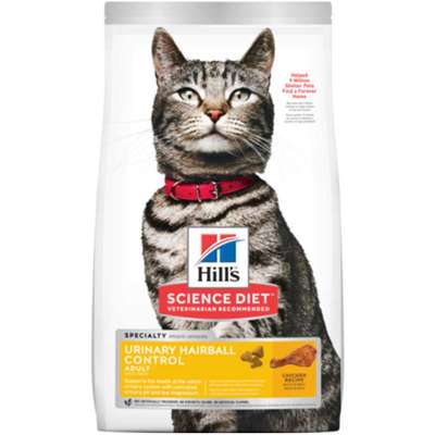 Ração Seca Hill's Science Diet Cuidado Urinário e Bolas de Pelo Frango para Gatos Adultos