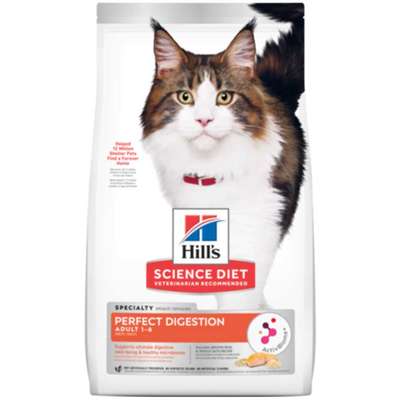 Ração Seca Hill's Science Diet Digestão Perfeita Salmão para Gatos Adultos