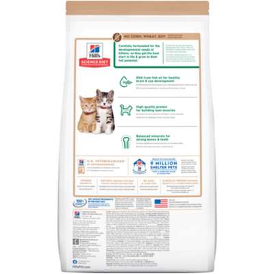 Ração Seca Hill's Science Diet Sem Milho, Trigo ou Soja para Gatos Filhotes