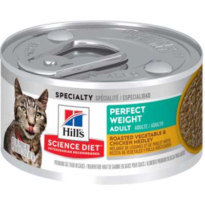 Ração Úmida Hill's Science Diet Peso Perfeito Frango para Gatos Adultos