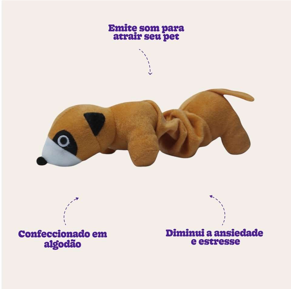 Brinquedo Chalesco Cachorro de Pelúcia - Tam. Único