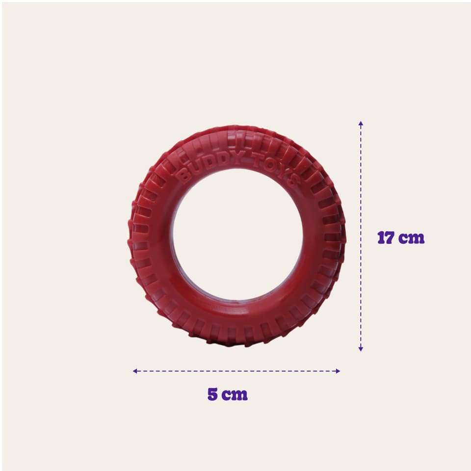 Brinquedo Buddy Toys Pneu Nylon Vermelho - Tam. Único